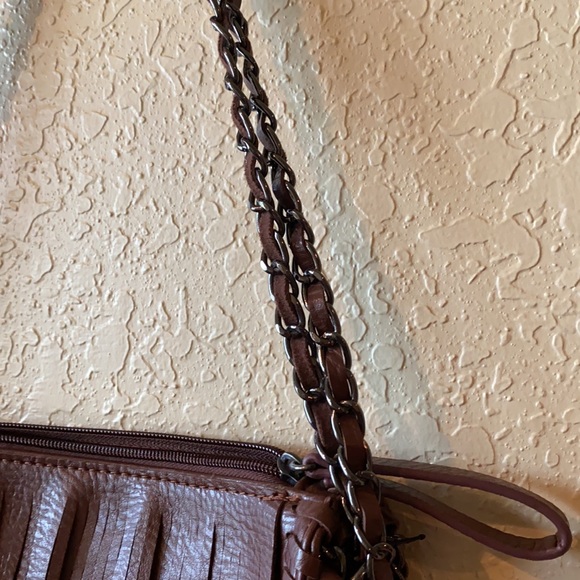 Sondra Roberts Leather Fringed Purse - Picture 5 of 15
